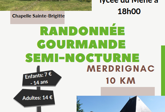 Randonnée Gourmande le 21 mai prochain