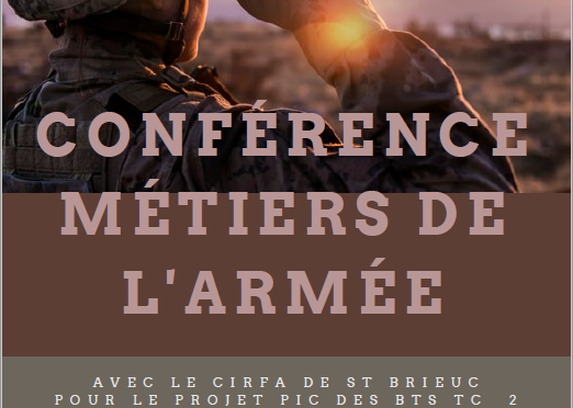 Conférence sur les métiers de l’armée