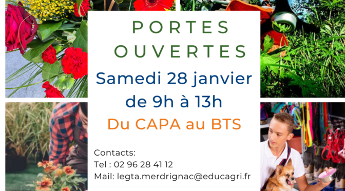 Agriculture, paysage, commerce, l’établissement présente ses formations le 28 janvier