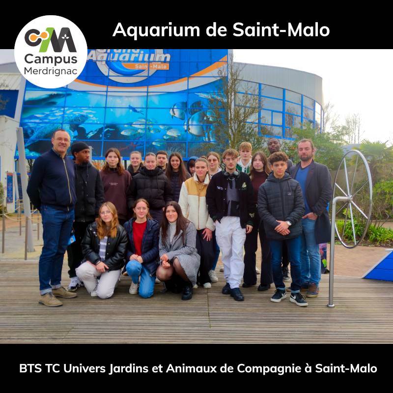 Visite de l’aquarium de Saint-Malo pour les BTS TC 1 UJAC