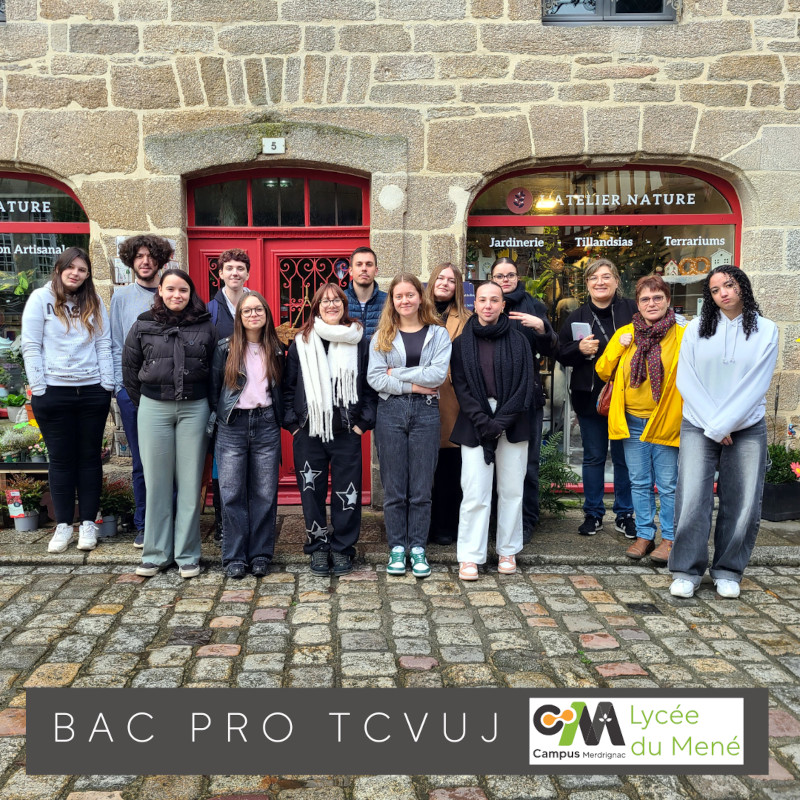 Les terminales TCVUJ à Atelier Nature !
