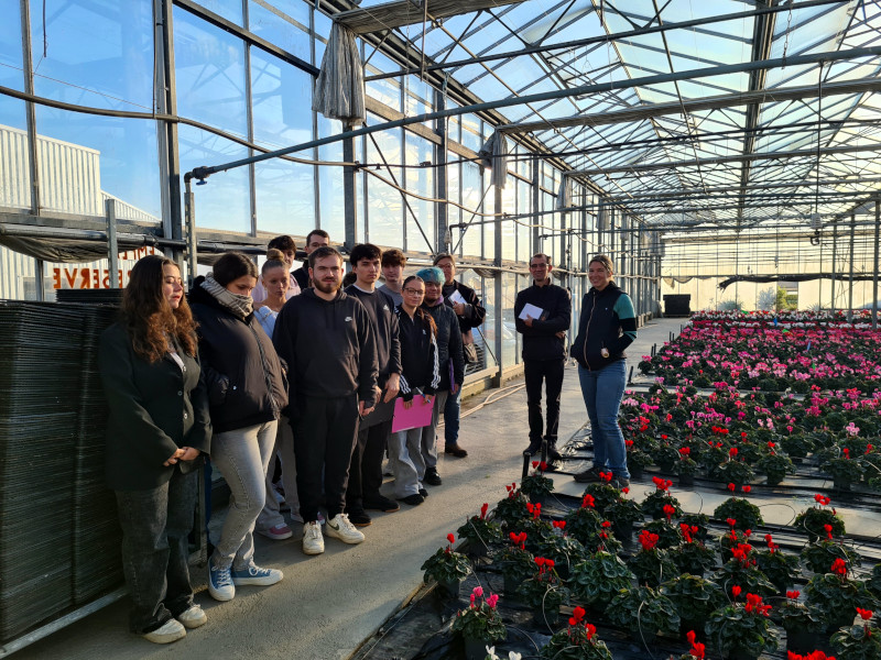 Visite chez Armor Flor pour les bac pro TCVUJ