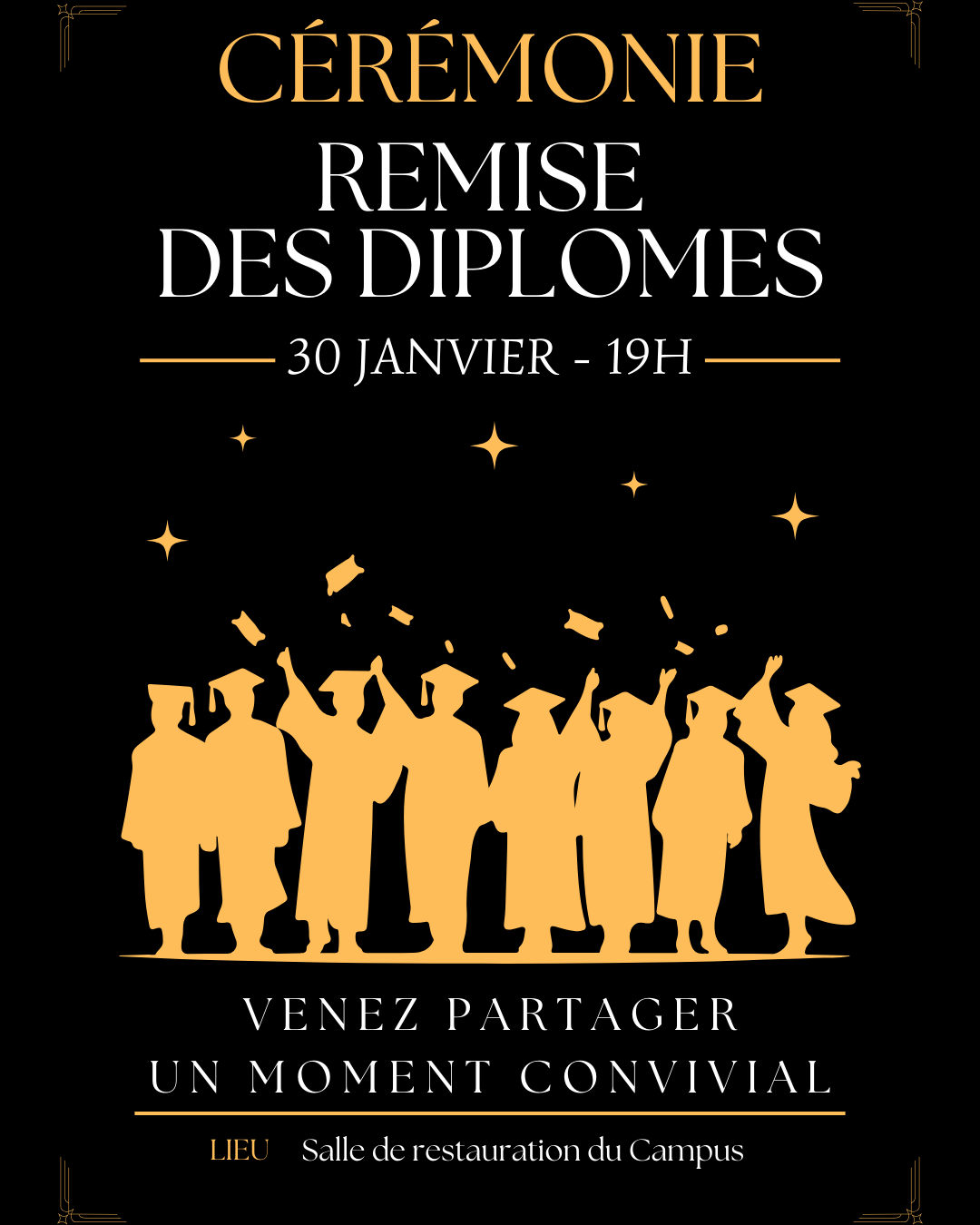 Cérémonie de remise des diplômes 2025