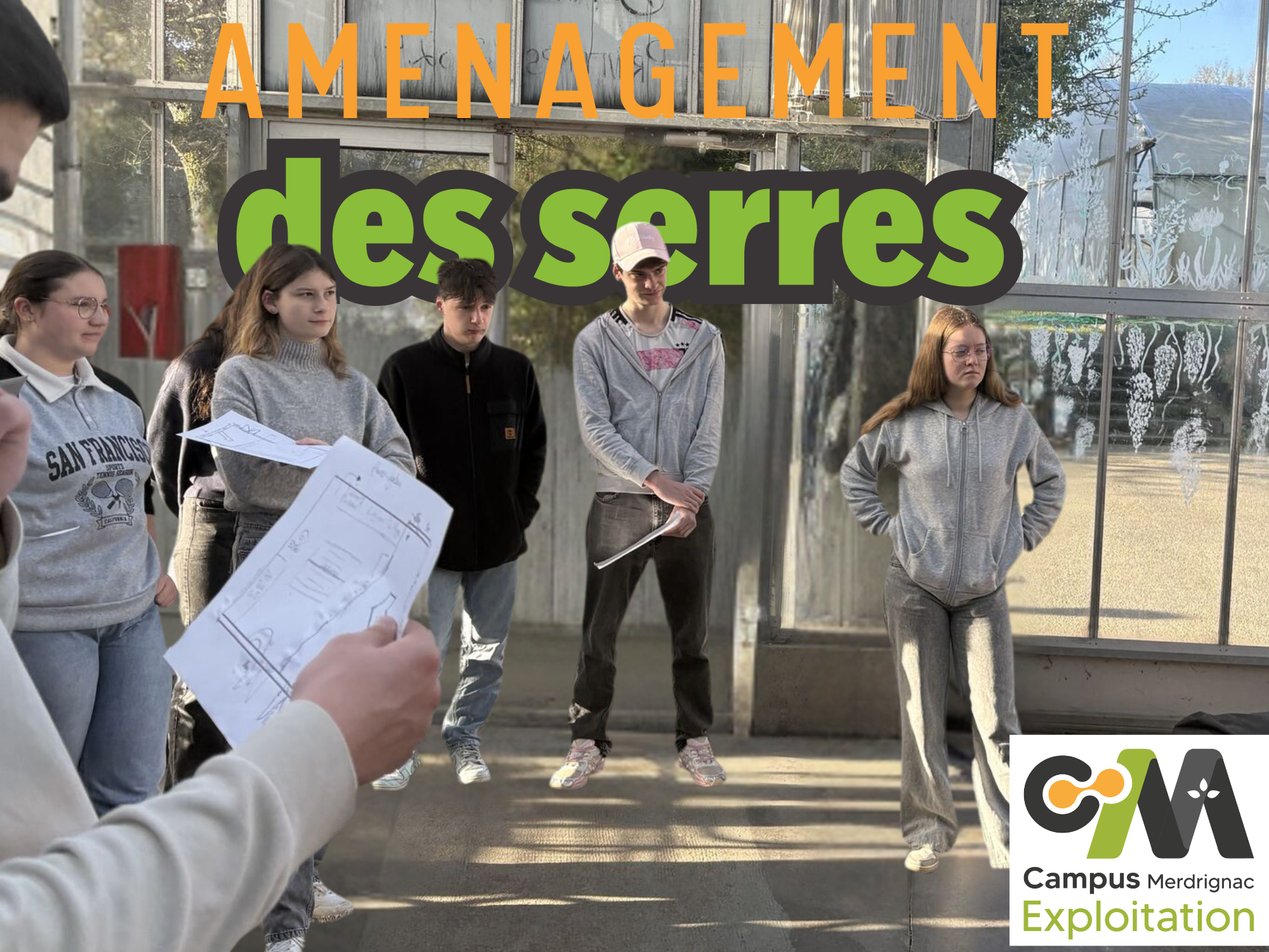 Aménagement des Serres pour les BTS1 !